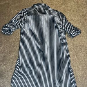 Striped Floral Dress